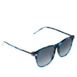 Marc Jacobs Blue Tortoise / Grey Marc 86/F/S Square Sunglasses For Women