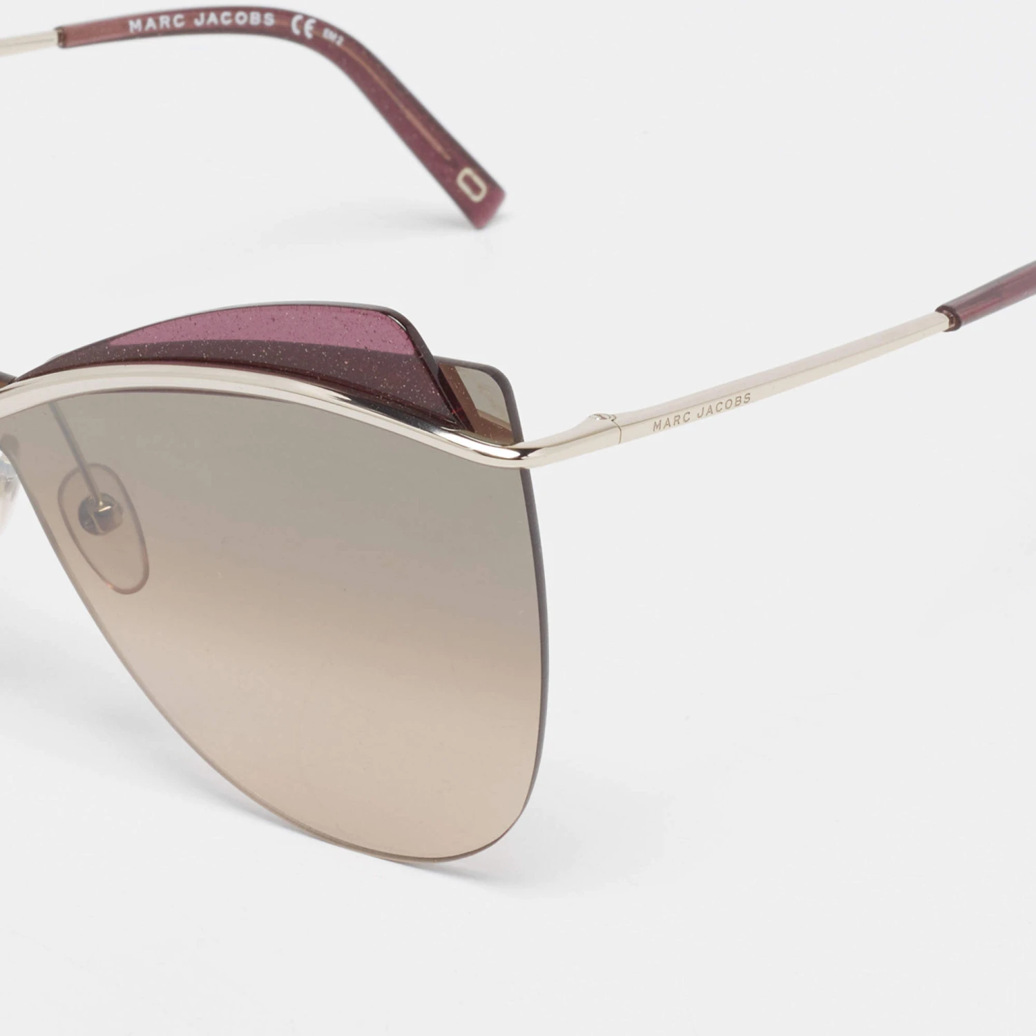 Marc Jacobs Brown/Purple Gradient 103/S 3YG Sunglasses For Women 2 Marc Jacobs Brown/Purple Gradient 103/S 3YG Sunglasses For Women - Image 2