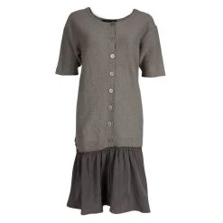 Marc Jacobs Grey Short Sleeve Sweater Dress M For Women