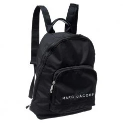 Marc Jacobs Black Nylon Classic Logo Backpack For Women -MARC JACOBS Shop luxury women marc jacobs used handbags p372946 005