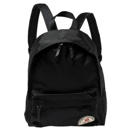 Marc Jacobs Black Nylon Large Collegiate Backpack For Women -MARC JACOBS Shop luxury women marc jacobs used handbags p373833 002