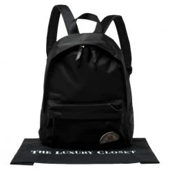 Marc Jacobs Black Nylon Large Collegiate Backpack For Women -MARC JACOBS Shop luxury women marc jacobs used handbags p373833 004