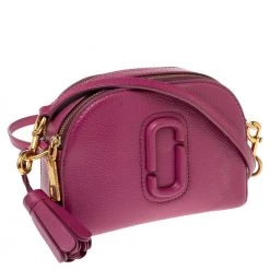 Marc Jacobs Fuchsia Leather Small Shutter Camera Crossbody Bag For Women -MARC JACOBS Shop luxury women marc jacobs used handbags p489350 007