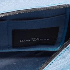 Marc Jacobs Blue Canvas The Small Traveler Tote For Women 17 Marc Jacobs Blue Canvas The Small Traveler Tote For Women -MARC JACOBS Shop luxury women marc jacobs used handbags p647273 010