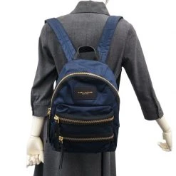 Marc Jacobs Midnight Blue Nylon Biker Backpack For Women -MARC JACOBS Shop luxury women marc jacobs used travel p67635 002